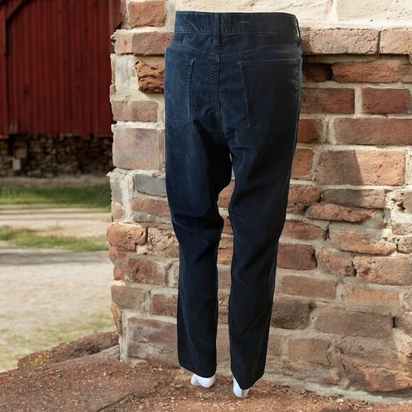 NYDJ Womens Jeans Black Velvet Ami Skinny Lift Tuck 5 Pocket Pants Size 12 - Picture 9 of 10